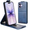 Funda abatible vertical con soporte iPhone 17 - Azul oscuro