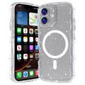 Funda iPhone 17 Wave-Edge Laser Glitter MagSafe Case - Transparente