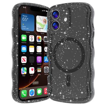 Funda MagSafe con purpurina láser Wave-Edge para iPhone 17