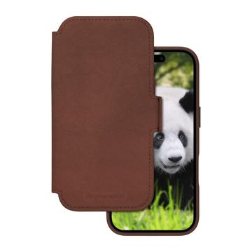 Funda de cuero tipo billetera dbramante1928 Lynge MagSafe 2-en-1 para iPhone 17 - Tan