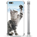 Funda Híbrida para iPhone 5/5S/SE - Gato