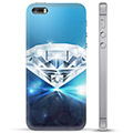 Funda de TPU para iPhone 5/5S/SE - Diamante