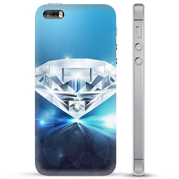 Funda de TPU para iPhone 5/5S/SE - Diamante