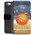 Funda Cartera Premium para iPhone 5/5S/SE - Baloncesto