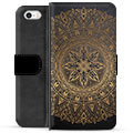 Funda Cartera Premium con Función de Soporte para iPhone 5/5S/SE - Mandala