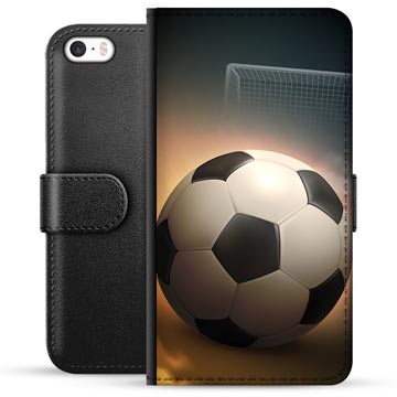 Funda Cartera Premium con Función de Soporte para iPhone 5/5S/SE - Fútbol