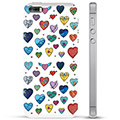 Funda de TPU para iPhone 5/5S/SE - Corazones