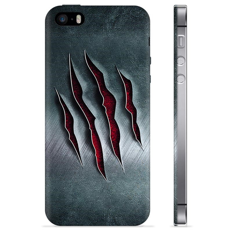 Funda de TPU para iPhone 5/5S/SE - Garras