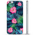 Funda de TPU para iPhone 6 / 6S - Flores Tropicales