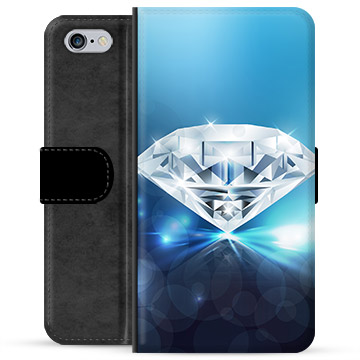 Funda Cartera Premium con Función de Soporte para iPhone 6 / 6S - Diamante