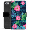 Funda Cartera Premium para iPhone 6 / 6S - Flores Tropicales