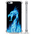 Funda Híbrida para iPhone 6 / 6S - Dragón de Fuego Azul