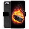 Funda Cartera Premium para iPhone 6 / 6S - Hockey Sobre Hielo