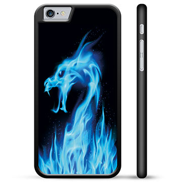Carcasa Protectora para iPhone 6 / 6S - Dragón de Fuego Azul