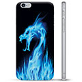 Funda de TPU para iPhone 6 / 6S - Dragón de Fuego Azul