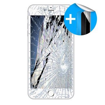 Pantalla LCD del iPhone 6 Reparada más un Protector de Pantalla - Blanco