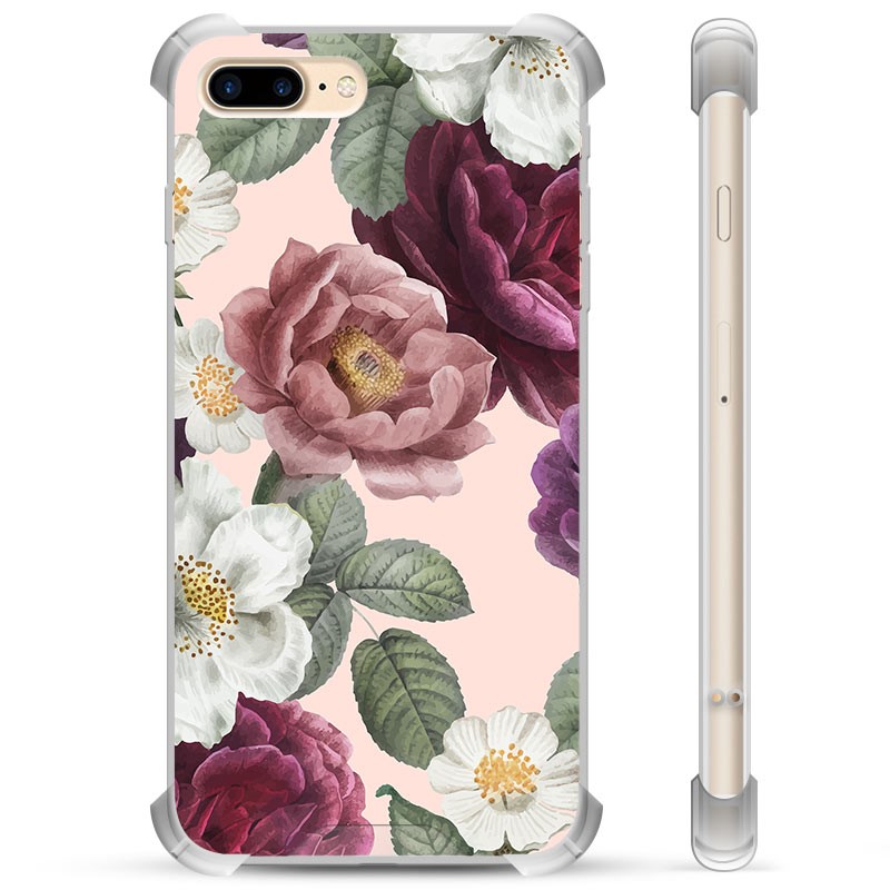 Funda Híbrida para iPhone 7 Plus / iPhone 8 Plus - Flores Románticas