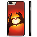 Carcasa Protectora para iPhone 7 Plus / iPhone 8 Plus - Silueta del Corazón