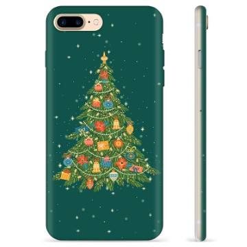 Funda de TPU para iPhone 7 Plus / iPhone 8 Plus - Árbol de Navidad