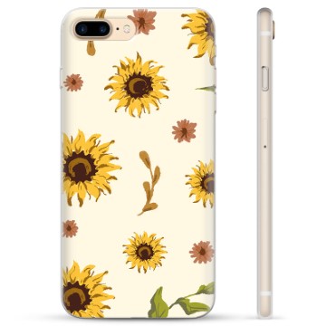 Funda de TPU para iPhone 7 Plus / iPhone 8 Plus - Girasol