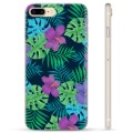 Funda de TPU para iPhone 7 Plus / iPhone 8 Plus - Flores Tropicales