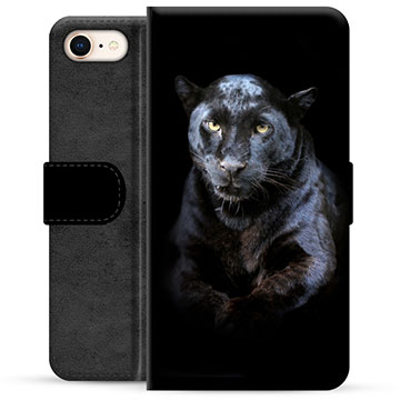 Funda Cartera Premium para iPhone 7/8/SE (2020)/SE (2022) - Pantera Negra