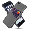 Carcasa con Ranura para Tarjeta KSQ para iPhone 7/8/SE (2020)/SE (2022) - Gris