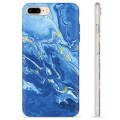 Funda de TPU para iPhone 7 Plus / iPhone 8 Plus - Mármol Colorido