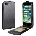 Funda con Tapa Vertical para iPhone 7/8/SE (2020)/SE (2022) - Negro