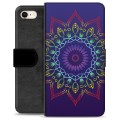 Funda Cartera Premium con Función de Soporte para iPhone 7 / iPhone 8 - Mandala Colorida