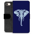Funda Cartera Premium para iPhone 7 / iPhone 8 - Elefante