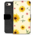 Funda Cartera Premium con Función de Soporte para iPhone 7 / iPhone 8 - Girasol