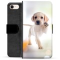 Funda Cartera Premium para iPhone 7 / iPhone 8 - Perro