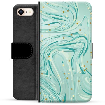 Funda Cartera Premium para iPhone 7 / iPhone 8 - Menta Verde