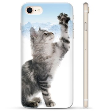 Funda de TPU para iPhone 7 / iPhone 8 - Gato