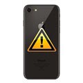 Reparación Tapa de Batería para iPhone 8 - incl. marco - Negro