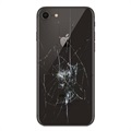 Reparación de la tapa posterior del iPhone 8 - Solo cristal - Negro