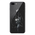 Reparación de la tapa posterior del iPhone 8 Plus - Solo cristal - Negro