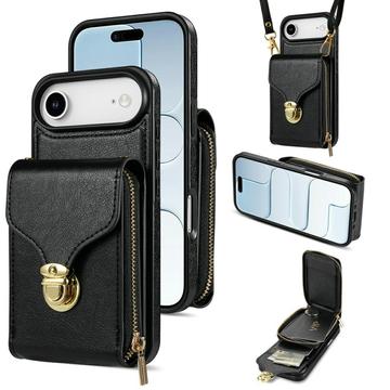 Funda todo en uno para iPhone Air con cartera y correa