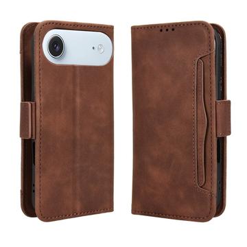 Funda tipo billetera con tarjetero para iPhone Air - Marrón