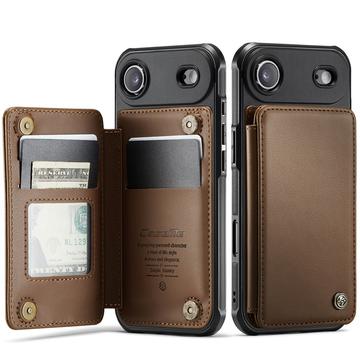 Funda iPhone Air Caseme C22 RFID Card Wallet - Marrón
