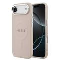 Funda híbrida iPhone Air Guess Saffiano - Compatible con MagSafe - Rosa