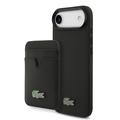 Funda MagSafe y tarjetero magnético Lacoste Iconic Petit Pique para iPhone Air - Negro