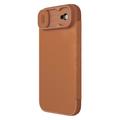 Funda con Tapa Nillkin Qin Pro para iPhone Air - Marrón