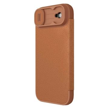 Funda con Tapa Nillkin Qin Pro para iPhone Air - Marrón