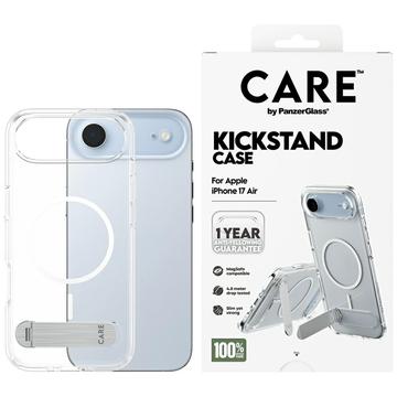 Funda PanzerGlass Care Kickstand para iPhone Air - Compatible con MagSafe - Transparente
