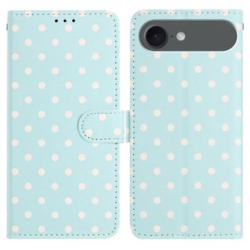 Funda Cartera con Estampado de Lunares para iPhone Air - Azul