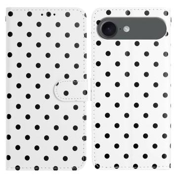 Funda de cartera iPhone Air con estampado de lunares - Blanca