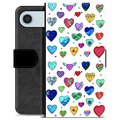 Funda Cartera Premium para iPhone Air - Corazones