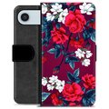 Funda Cartera Premium para iPhone Air - Flores Vintage